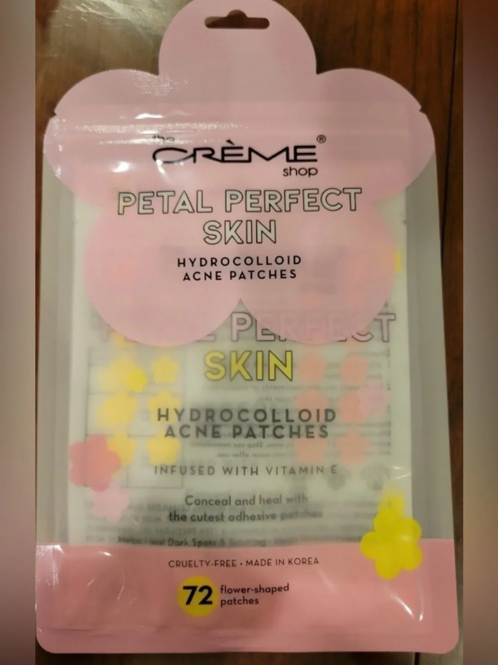 The Crème Shop Petal Perfect Skin Hydrocolloid Blemish Patches 72 COUNT